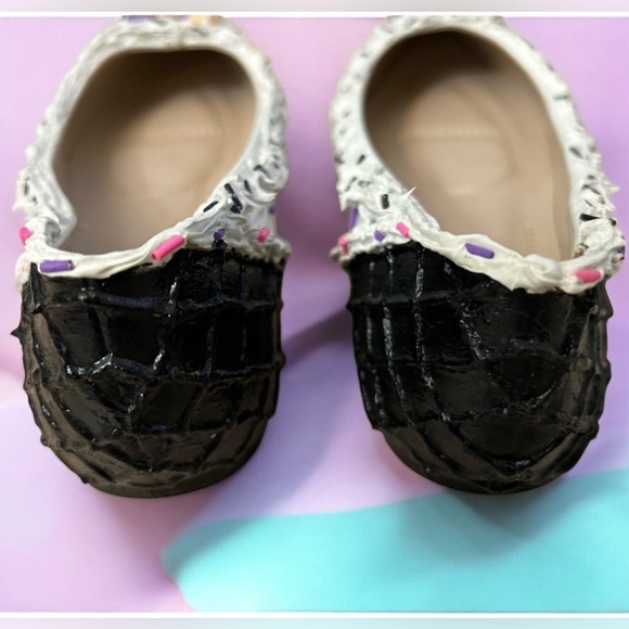 🍦Handmade Waffle Cone Ice Cream Shoes With Sprinkles 8 - Picture 11 of 12